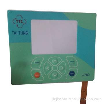 Membrane Stickers, Made of Polyester or Polycarbonate Materials, with Embossed Overlay